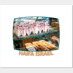 Israel, Haifa. Poodles in a Bakery Posters and Art